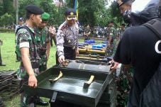 TNI - Polri di Depok...