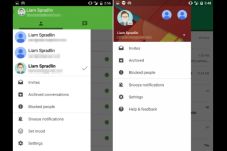 Tampilan Hangouts Kini...