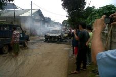 Mobil Avanza Terbakar...