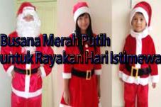 Busana Merah Putih untuk...