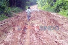 Akses Kecamatan Berlumpur
