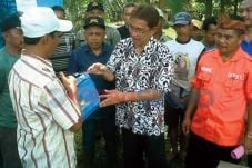 Korban Banjir di Padaherang...