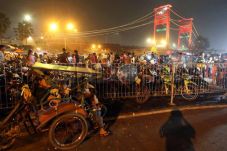 Tahun Baru Warga Palembang...