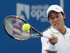 Tebasan Ciamik Nishikori...