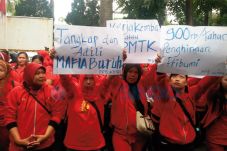 Buruh Eks PT Wintai...