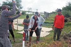 Pemasangan Patok Bandara...