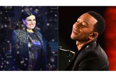 Idina Menzel & John...