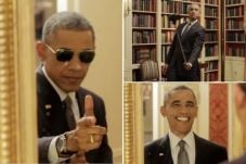 Ulah Kocak Obama Ketika...
