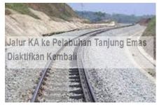 Jalur KA ke Pelabuhan...