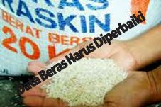 Data Beras Harus Diperbaiki