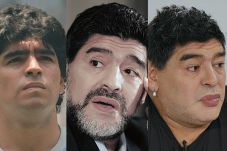 Tampil Feminin, Maradona...