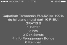Isi Ulang Rp10 ribu,...