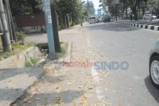 Sampah dan Daun Banjiri...