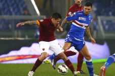 Pertahanan Sampdoria...