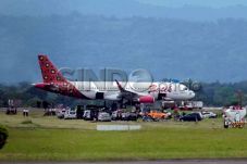 Diteror, Batik Air Mendarat...