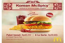 Menu Baru Korean McSpicy