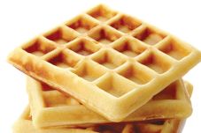 Waffle Biasa untuk Sarapan