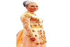 Gaun Pengantin Bertabur...