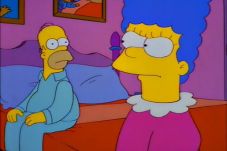 Homer dan Marge Simpson...