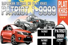 Patriot 1, Plat Nomor...