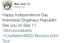 Bon Jovi Ucapkan Dirgahayu...