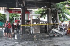 SPBU Terbakar saat Angkutan...
