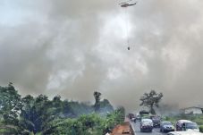 Kewalahan Hadapi Asap