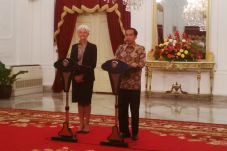 Ketemu Jokowi, Bos IMF...