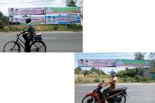 Spanduk Dua Calon Bupati...