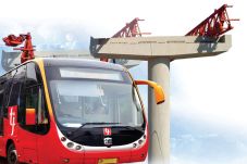 Pembangunan Busway Layang...