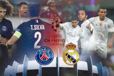 Laga PSG Versus Madrid...