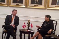Menlu Denmark Sambangi...
