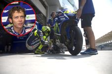 Rossi Cemas Saat Uji...