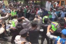 Demo Buruh di Jombang...