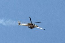 Helikopter Israel Bombardir...