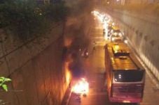 Motor Vespa Terbakar...