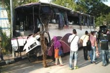 Bus Wisata WNI Kecelakaan...