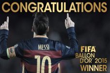 Lionel Messi Raih Ballon...