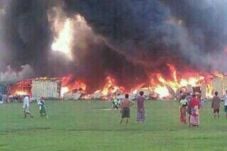 Kios Terbakar, Pedagang...