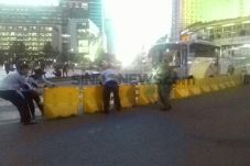 Polisi Uji Coba Jalan...