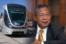 Pembangunan Rel LRT...