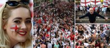Fans Inggris Nunggu...