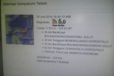 Gempa Guncang Gorontalo...