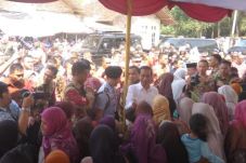 Jokowi Bagi-Bagi Sembako...