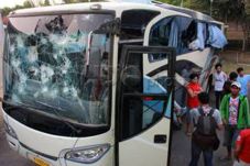 Bus Persib Kecelakaan...