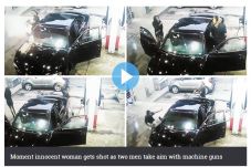 Two Men Crossfire in...