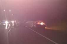 Minibus Terbakar di...