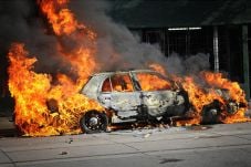 Sedan Mercy Terbakar...