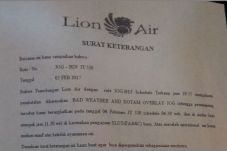 Penerbangan Lion Air...
