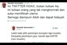 Kena Hoax, Aa Gym: Semoga...
